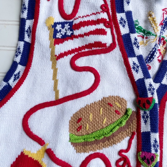 Vintage Berek 2 Picnic Cardigan - Picture 8 of 13